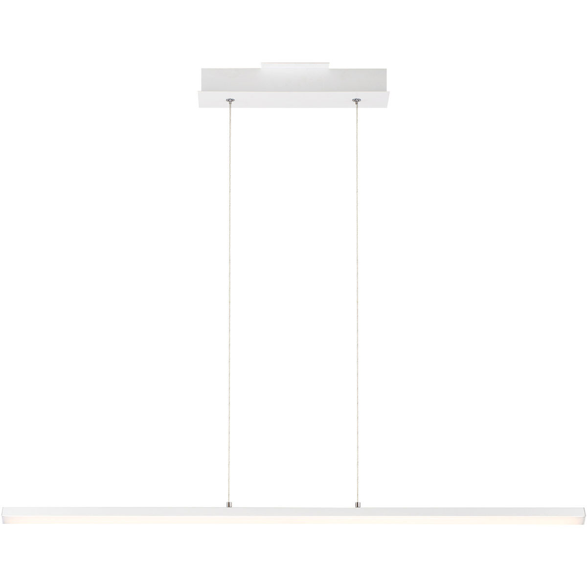 Float LED 48 inch Matte White Pendant Ceiling Light